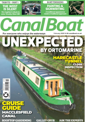 Canal Boat February 2025 issue cover