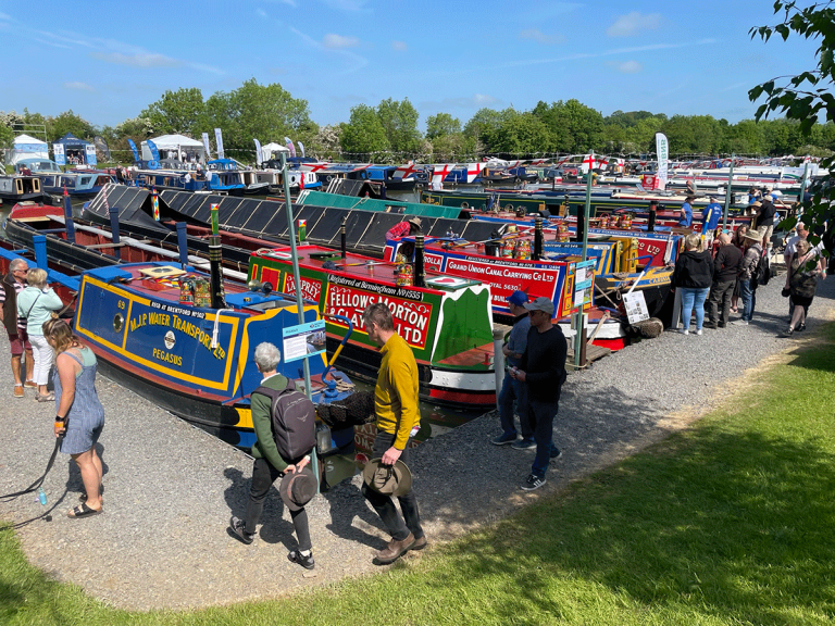 Crick Boat Show tickets on sale Canal Boat