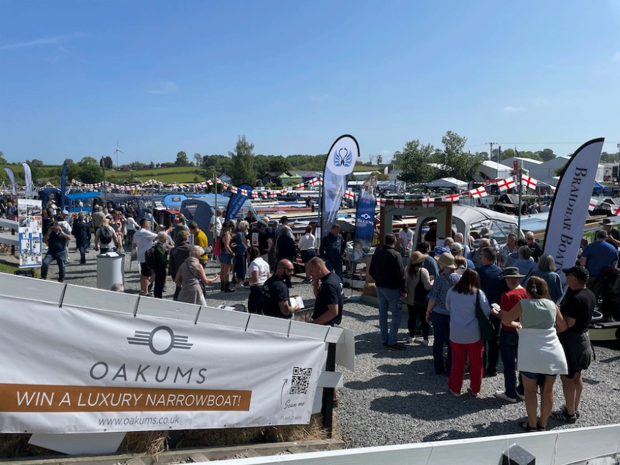 Thousands enjoy 23rd Crick Boat Show - Canal Boat