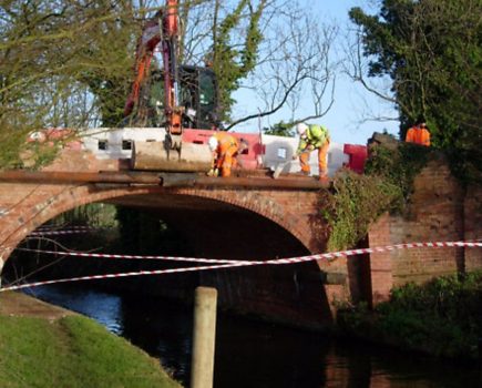 Damage to bridges caused by road vehicles cost £1m a year