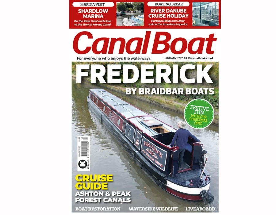 Pick up your January issue of Canal Boat