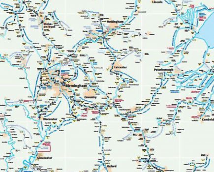 New Canal Boat Map