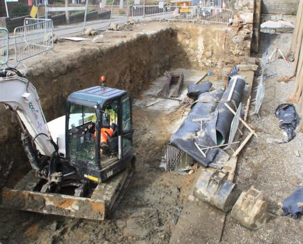 News feature: major repairs progress at Marple Locks